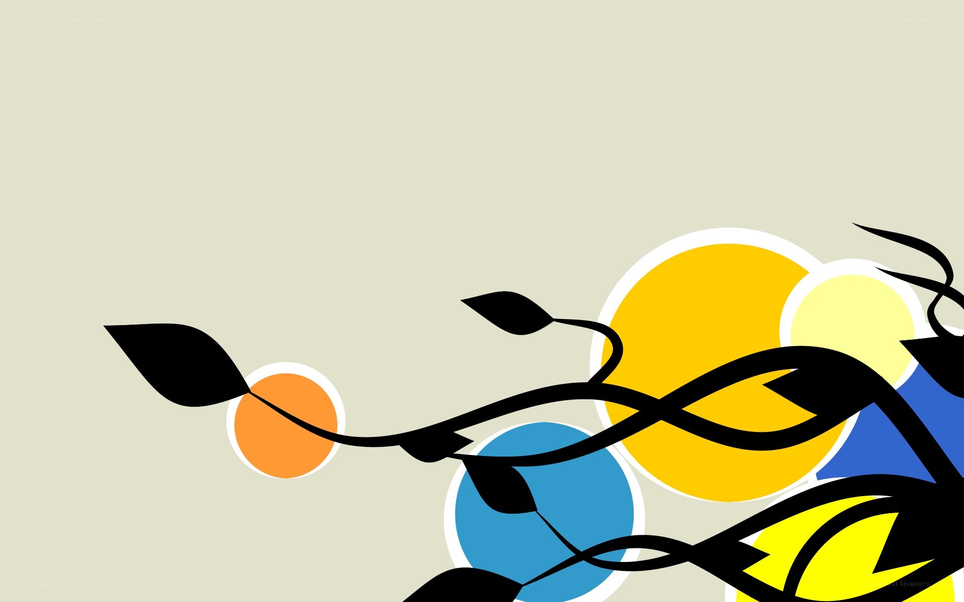 abstract floral design