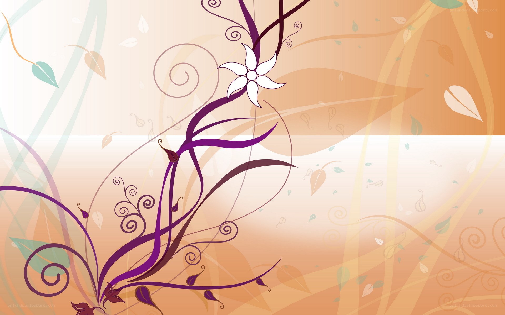 abstract floral design