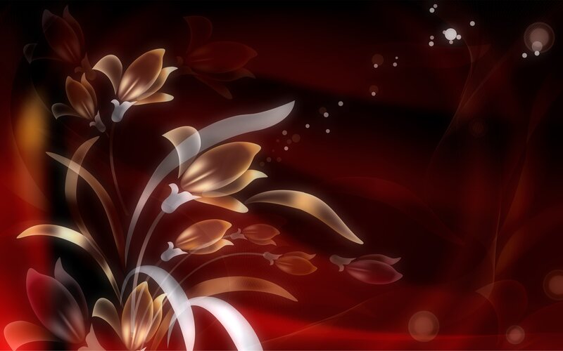 abstract floral design