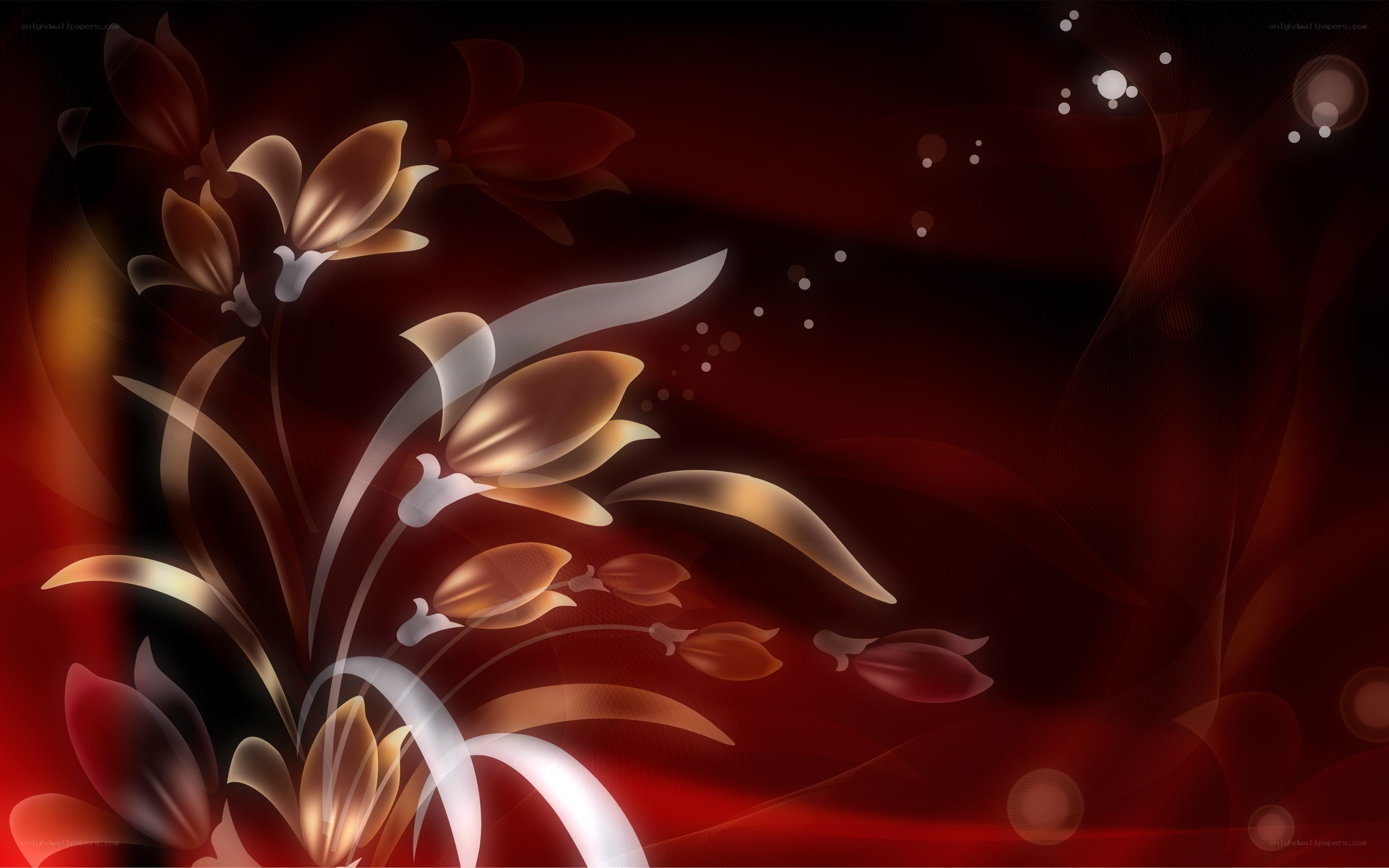 abstract floral design