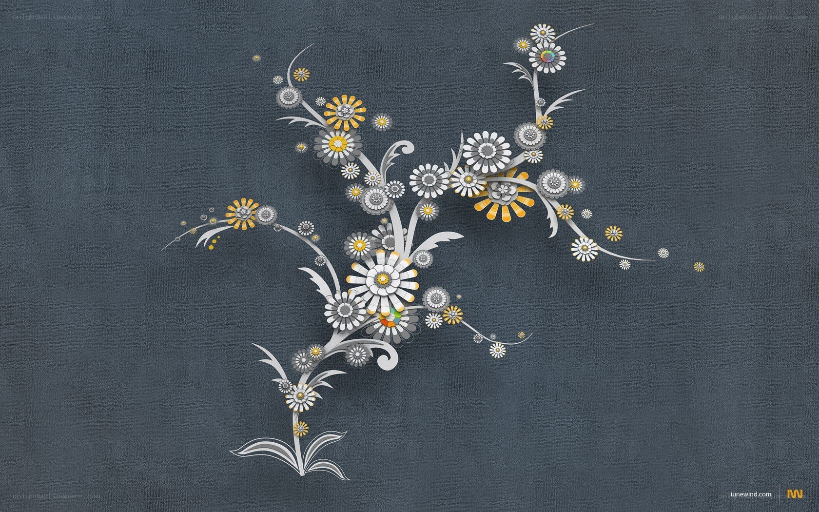 abstract floral design