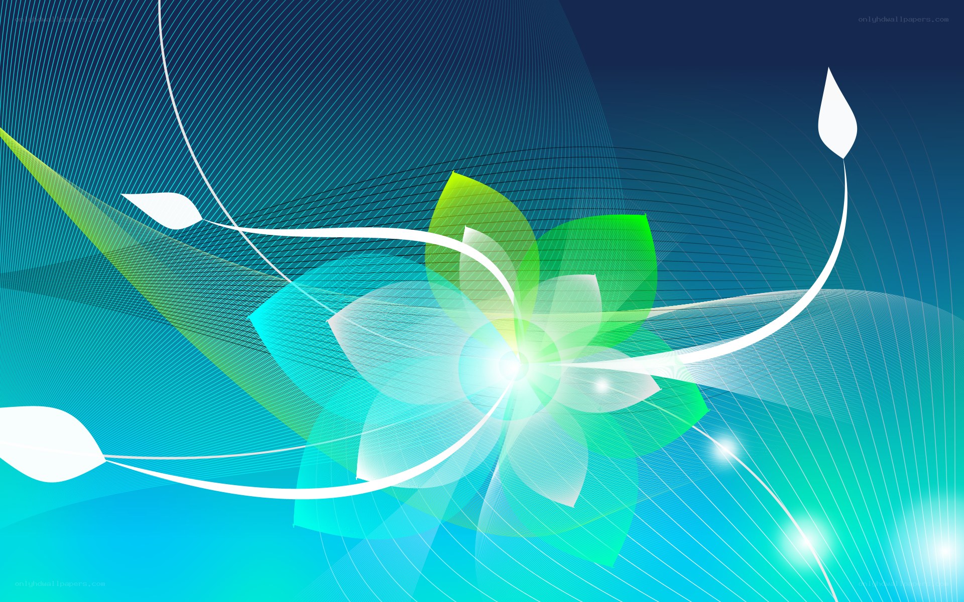 abstract floral design