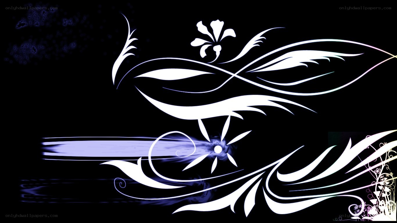 abstract floral design