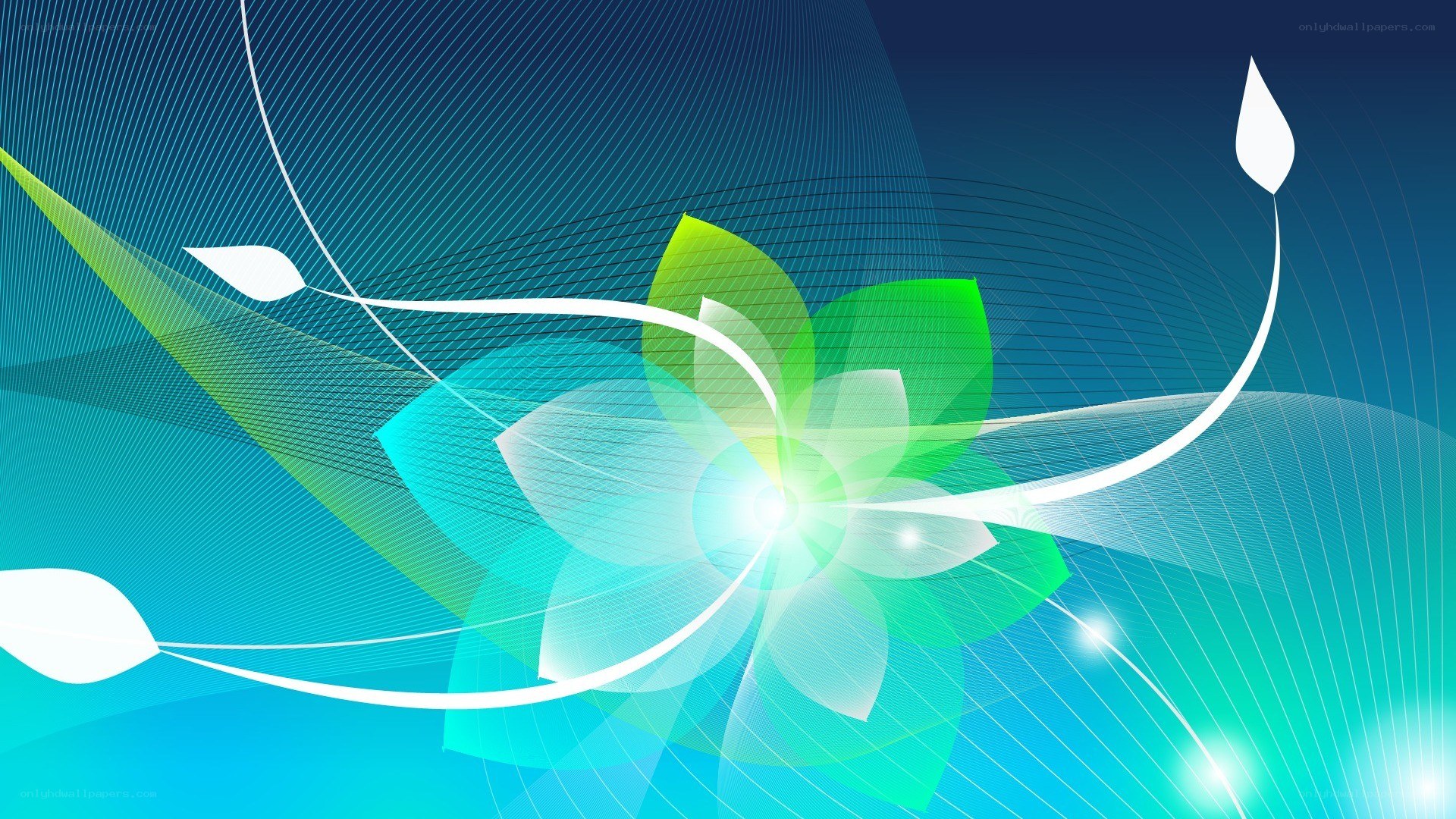 abstract floral design