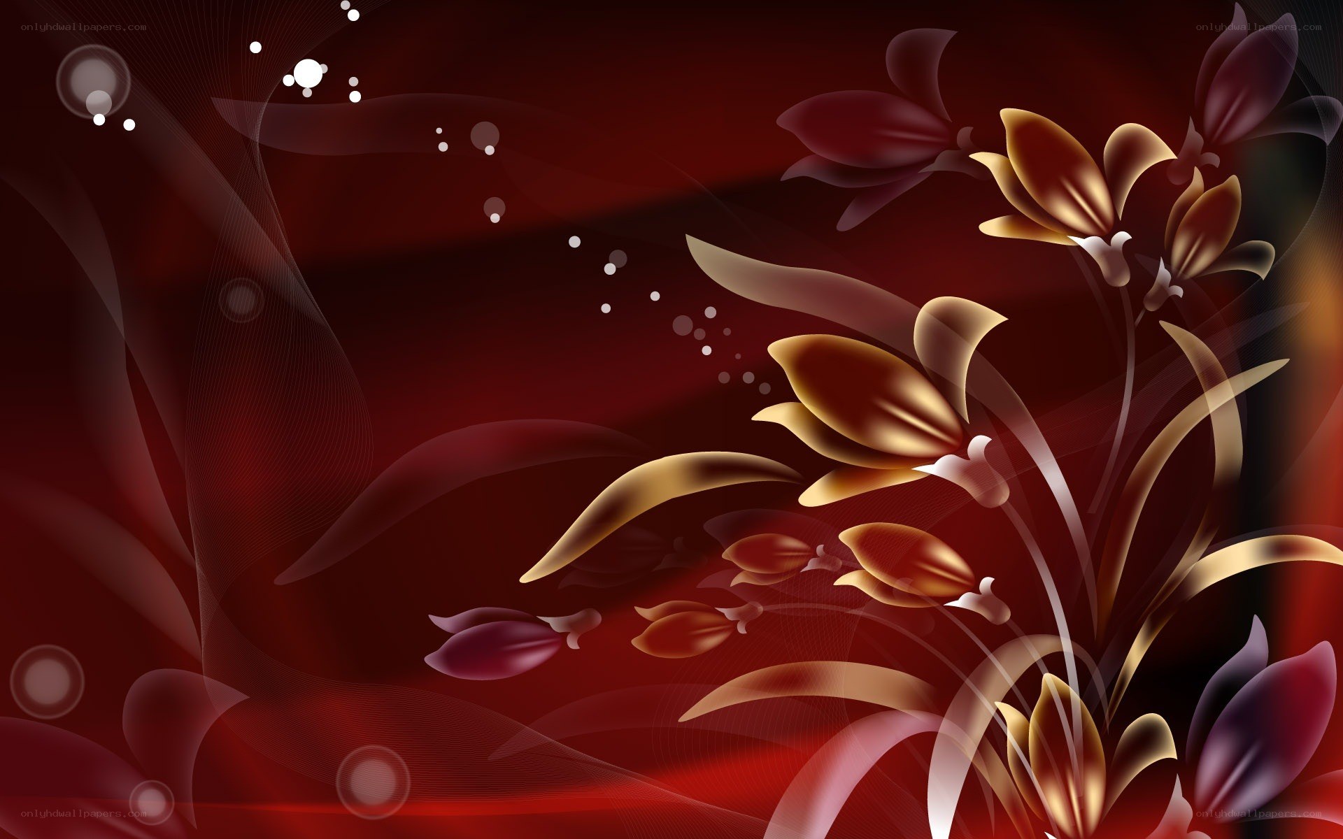 abstract floral design