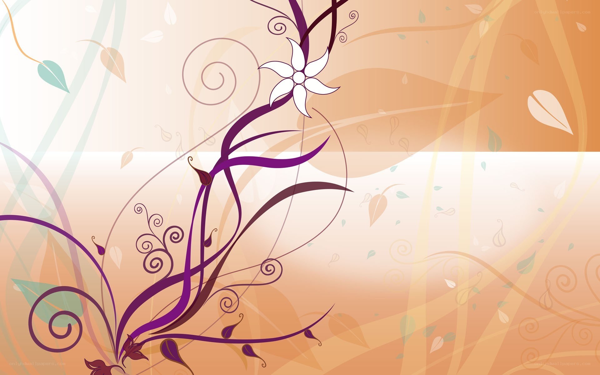 abstract floral design