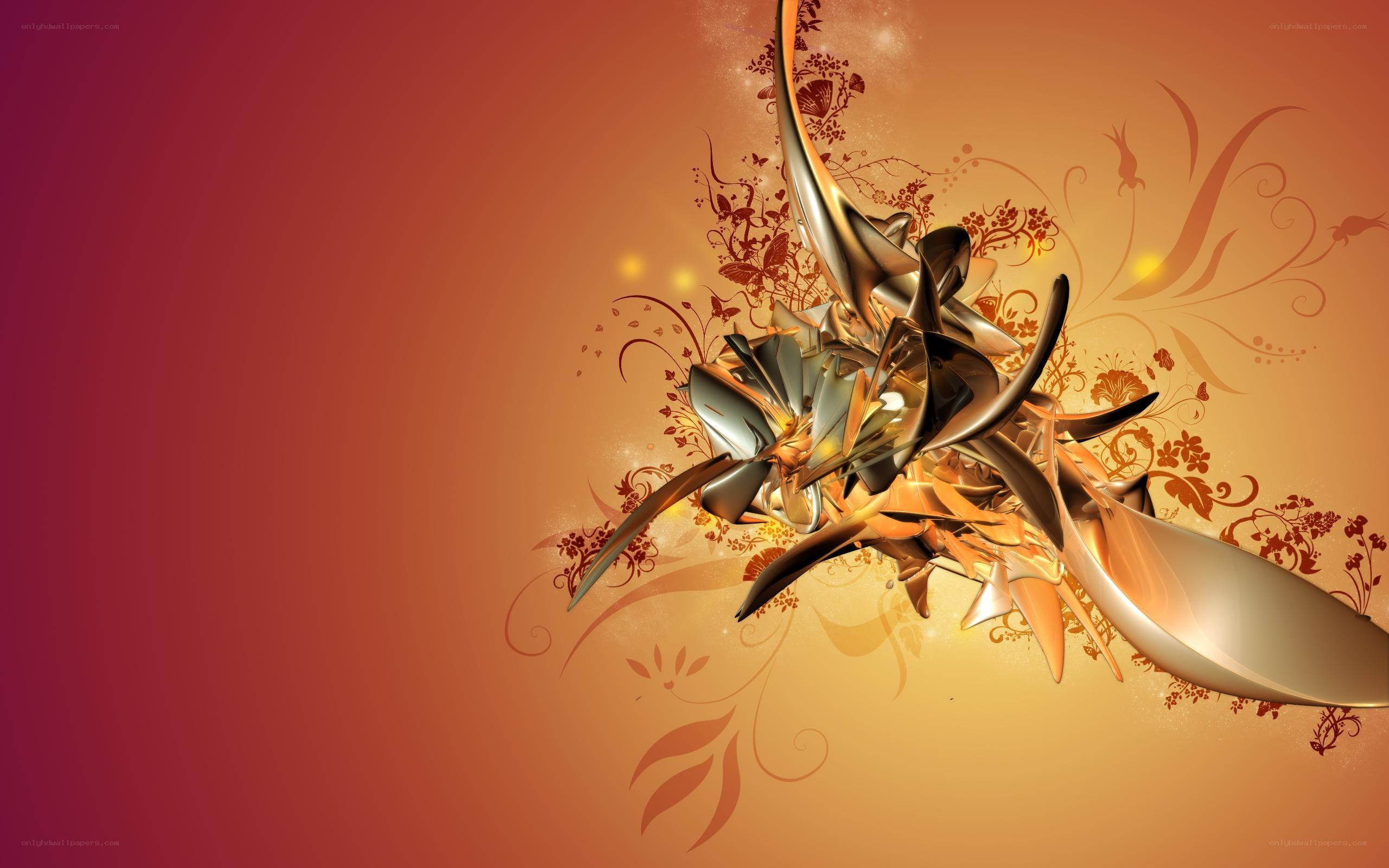 abstract floral design