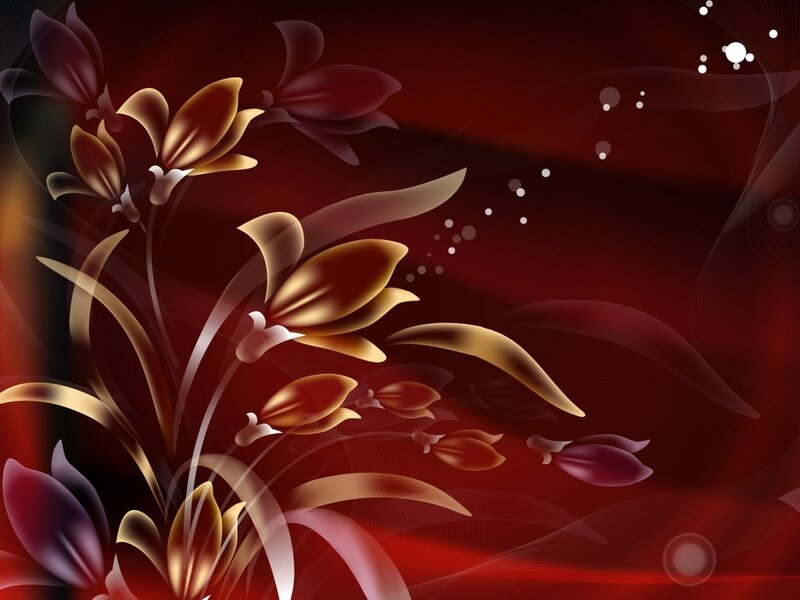 abstract floral design