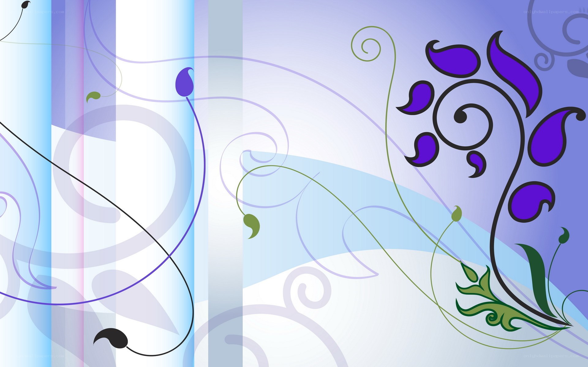 abstract floral design background
