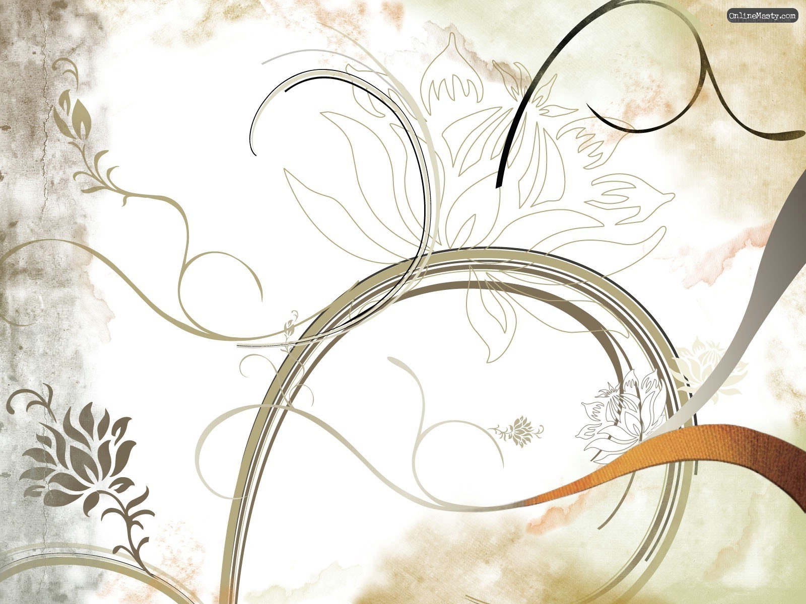 abstract floral design background