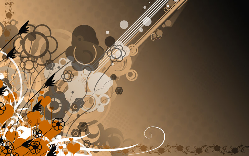 abstract floral design background