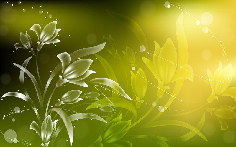 Abstract Floral Design — Light