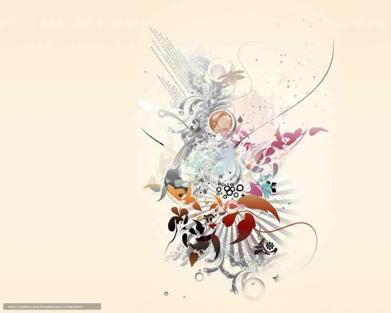abstract floral design