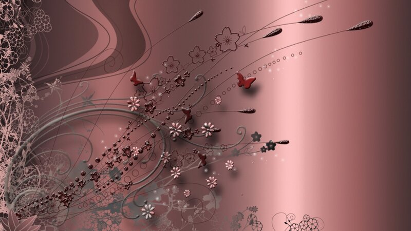 abstract floral design wallpaper