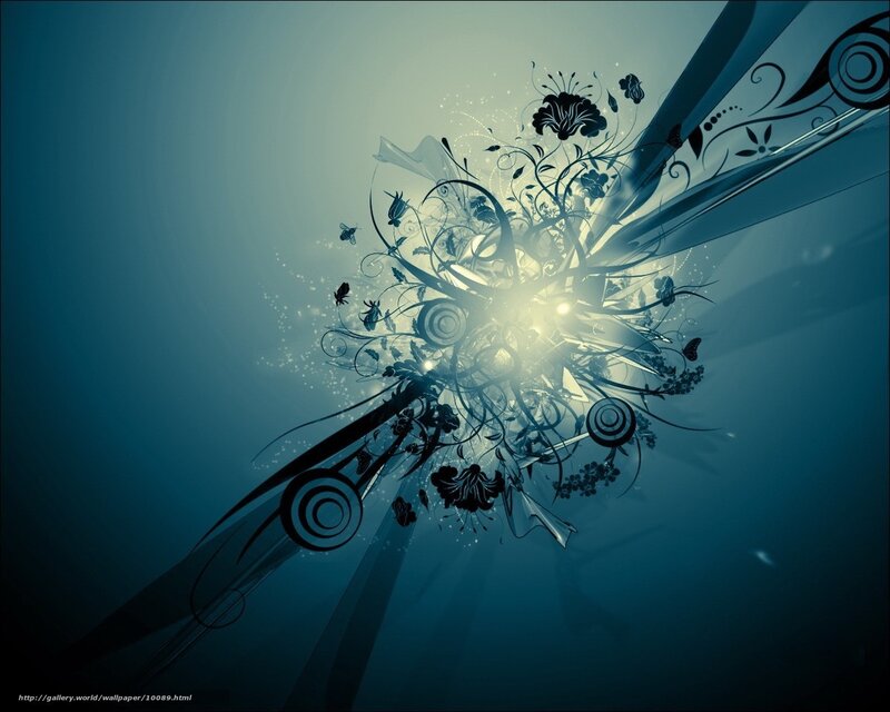 abstract floral design wallpaper