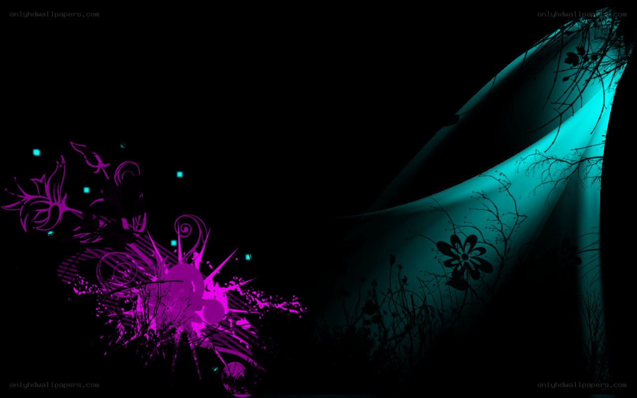 abstract floral design wallpaper