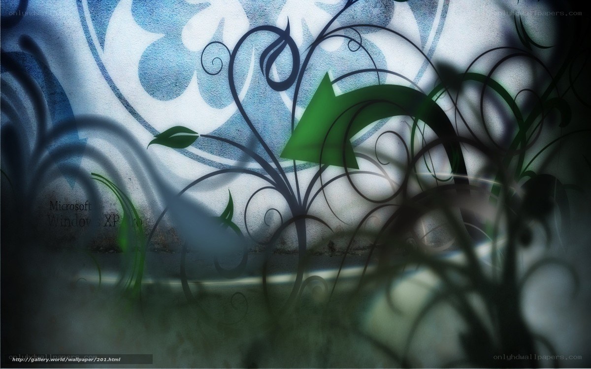 abstract floral design wallpaper