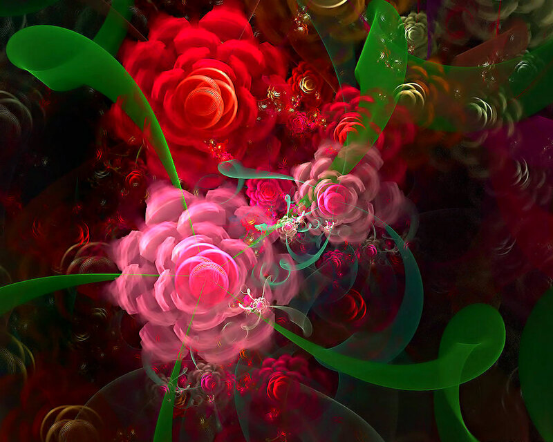 Abstract Floral Fractal