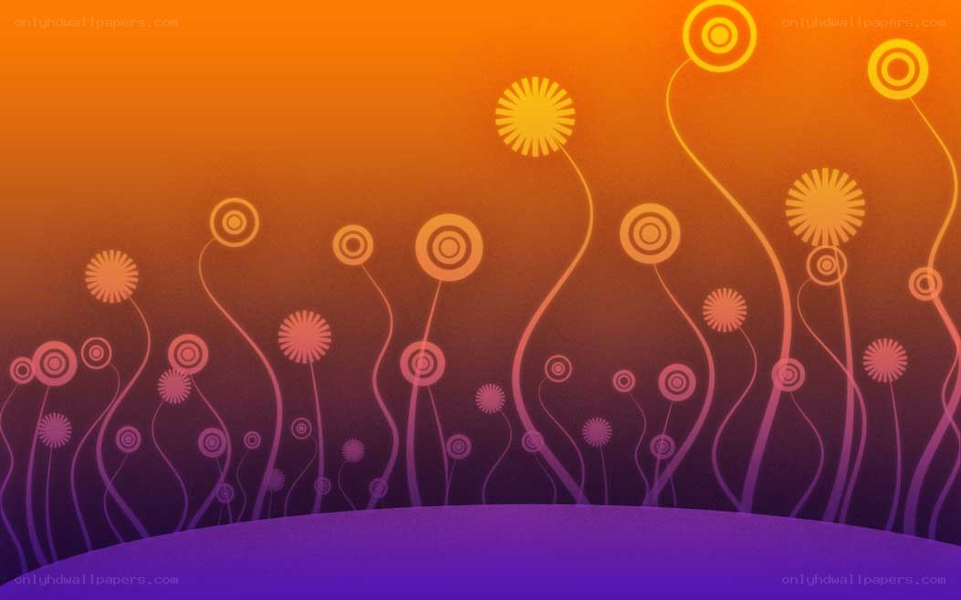 abstract floral gradient background