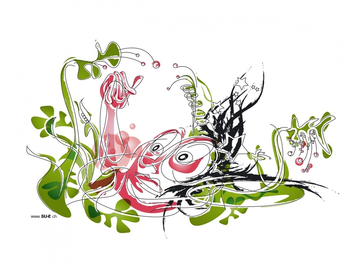 abstract floral illustration