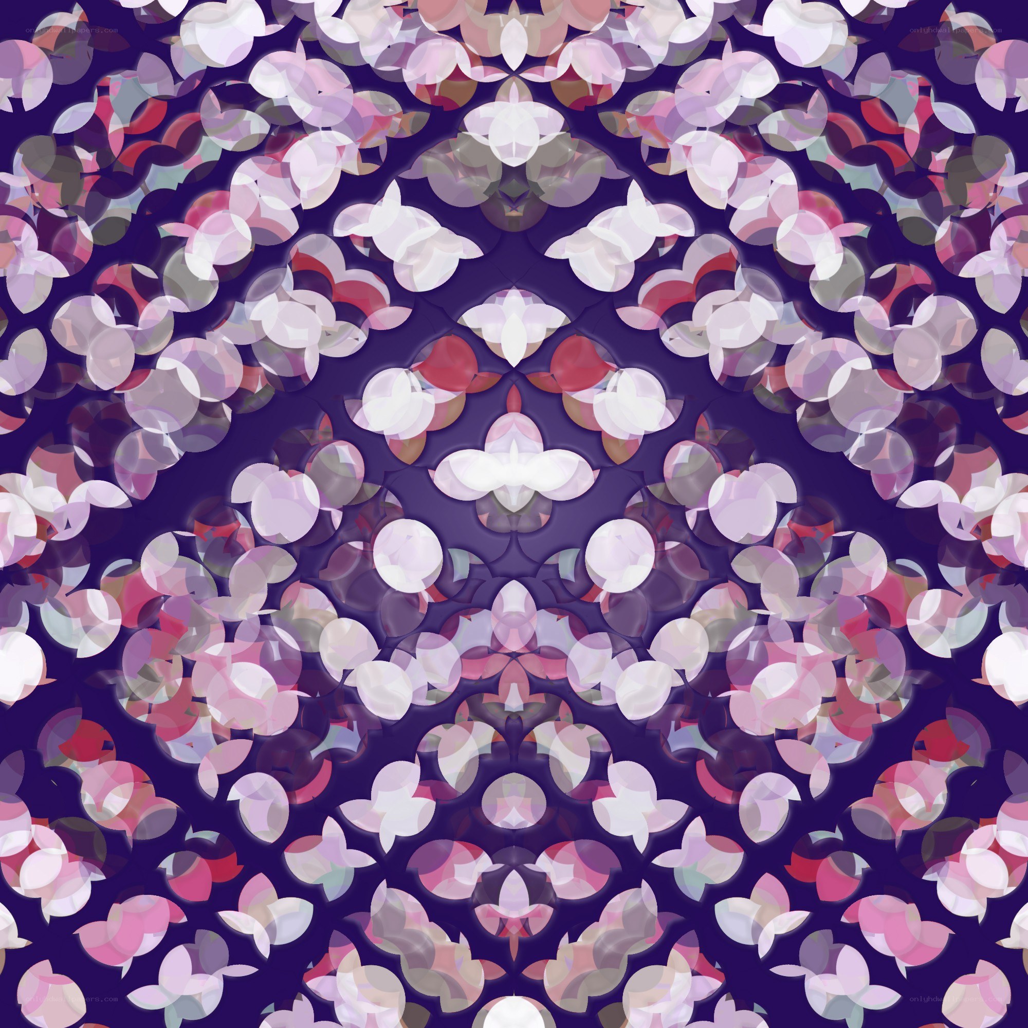 abstract floral mandala pattern