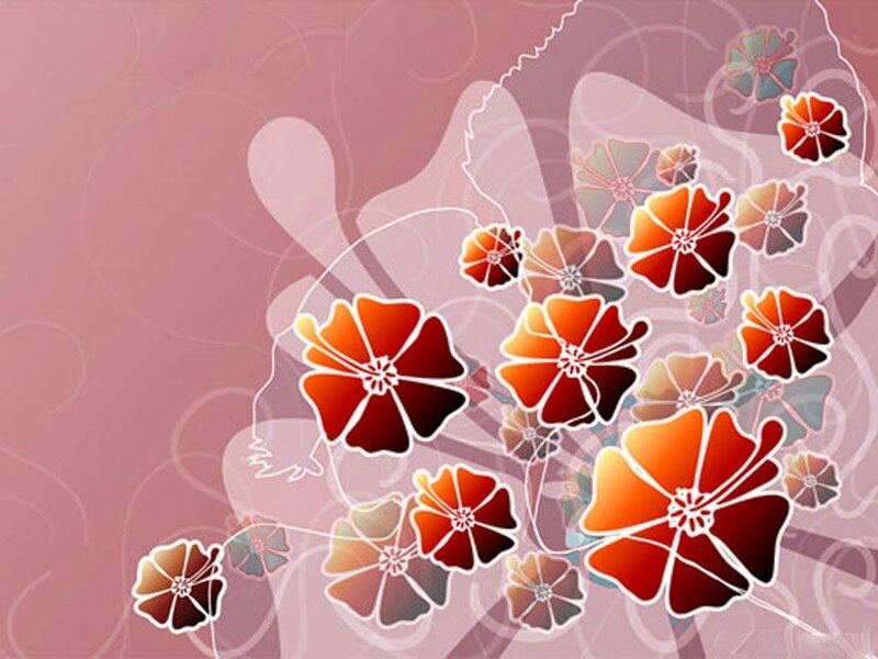 abstract floral pattern