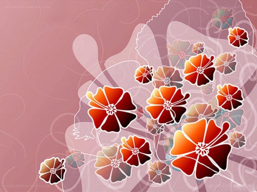 abstract floral pattern
