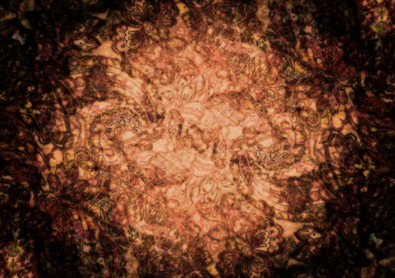 Abstract Floral Pattern — Brown, Mysterious