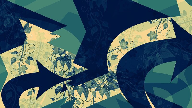 abstract floral pattern design