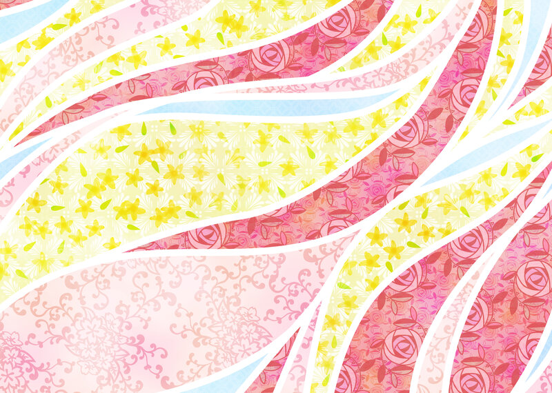 Abstract Floral Pattern — Pink, Playful