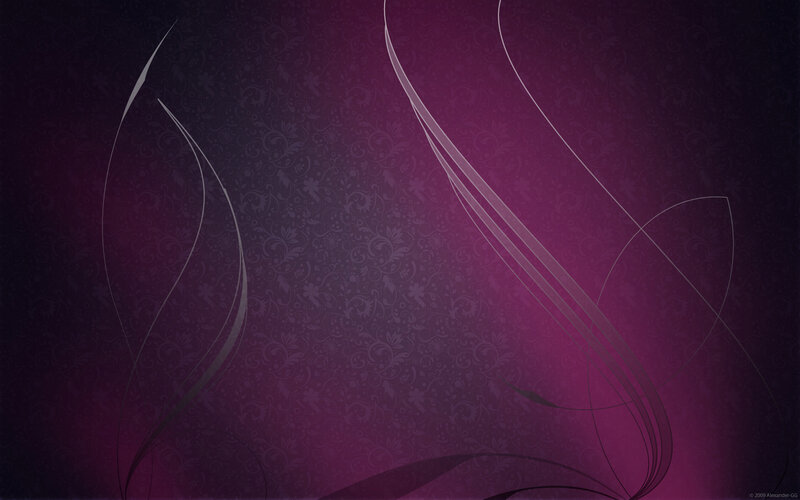 Abstract Floral Pattern — Purple, Serene