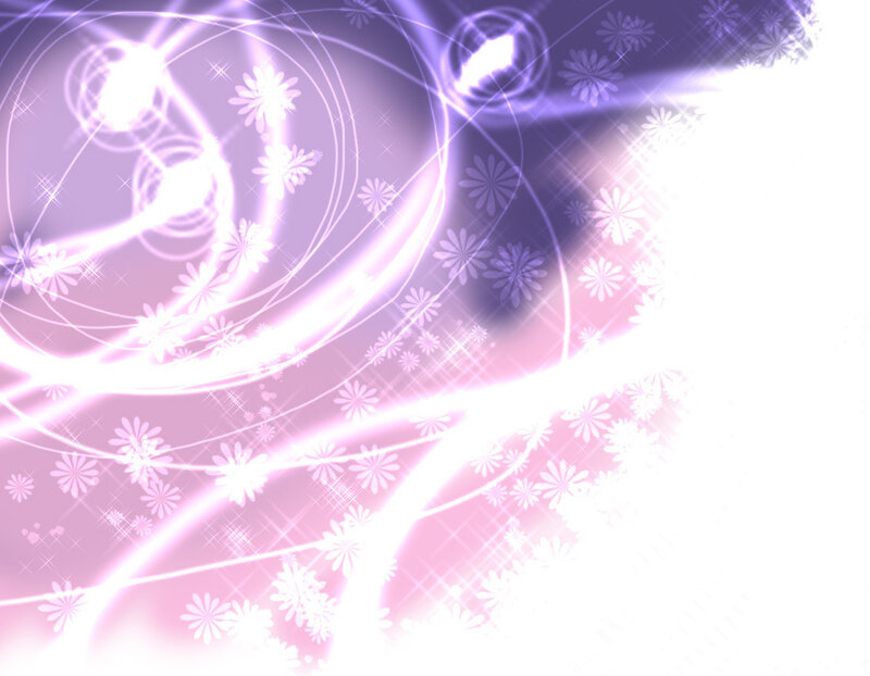 Abstract Floral Pattern — Purple