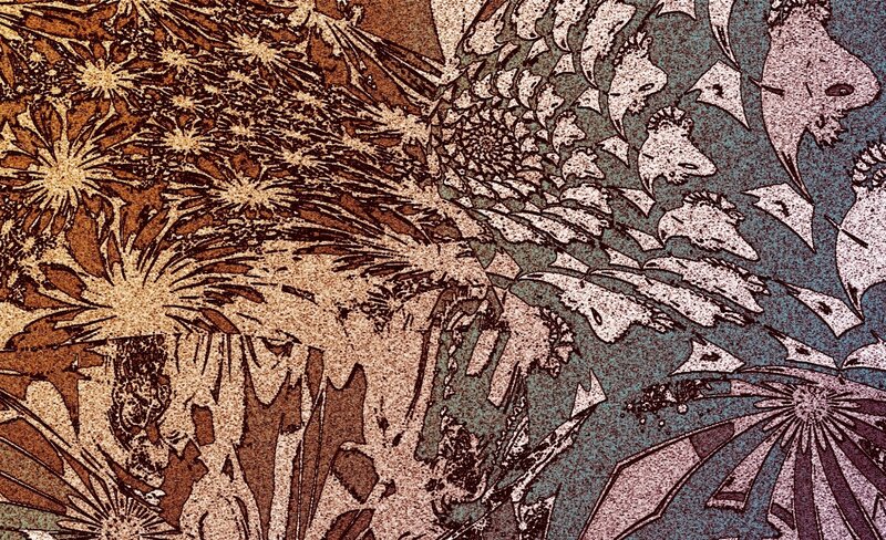 abstract floral pattern texture