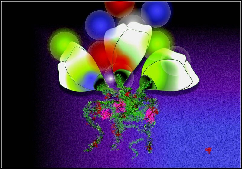 Abstract Floral Shapes