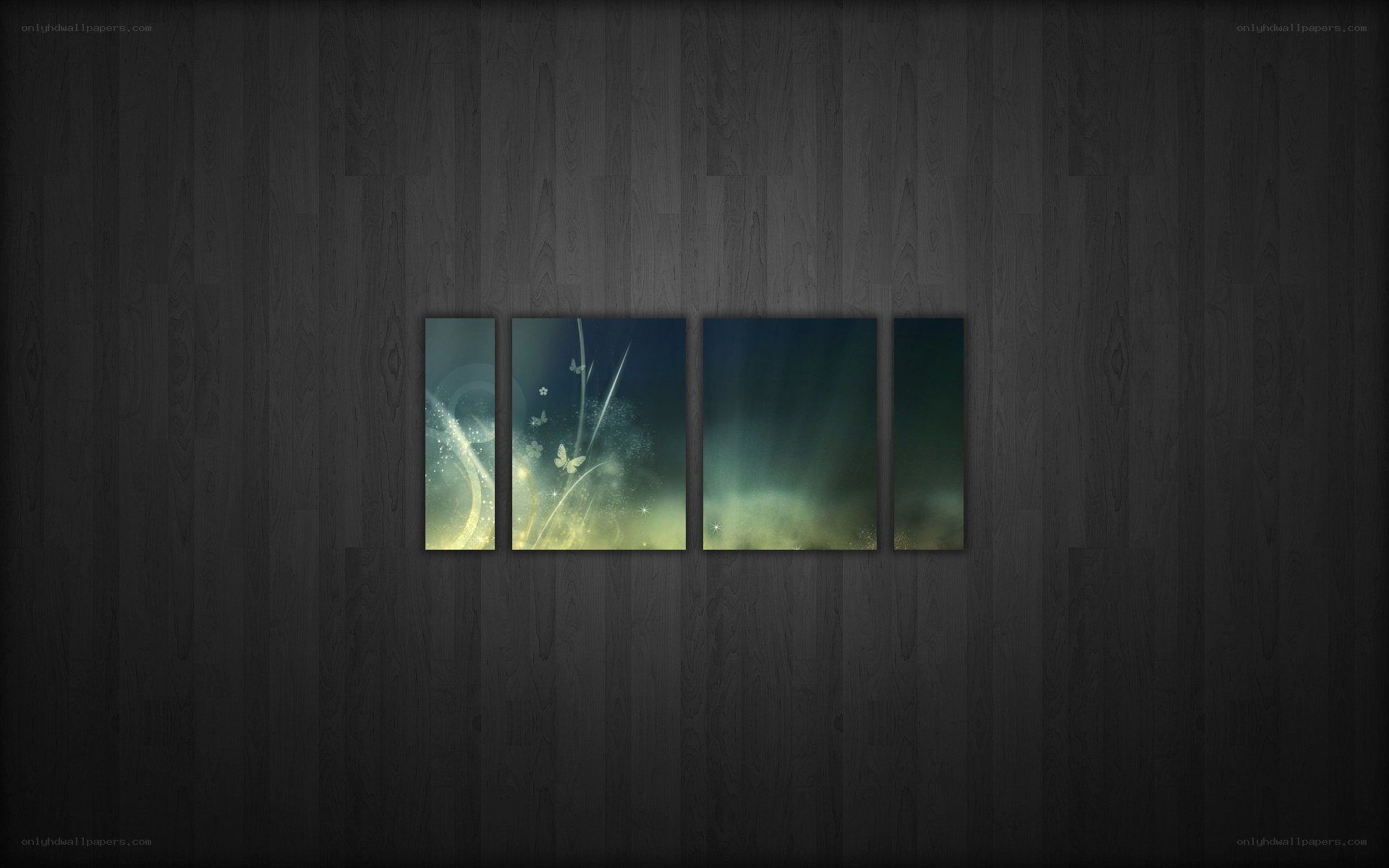 abstract floral wall art
