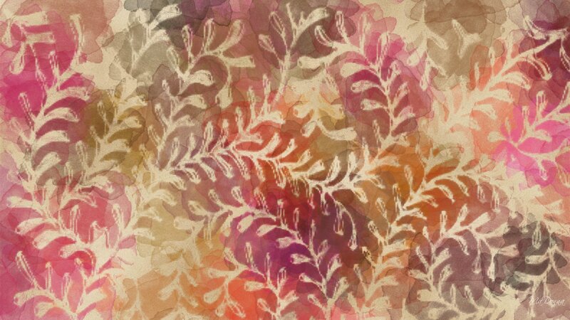 abstract floral watercolor pattern