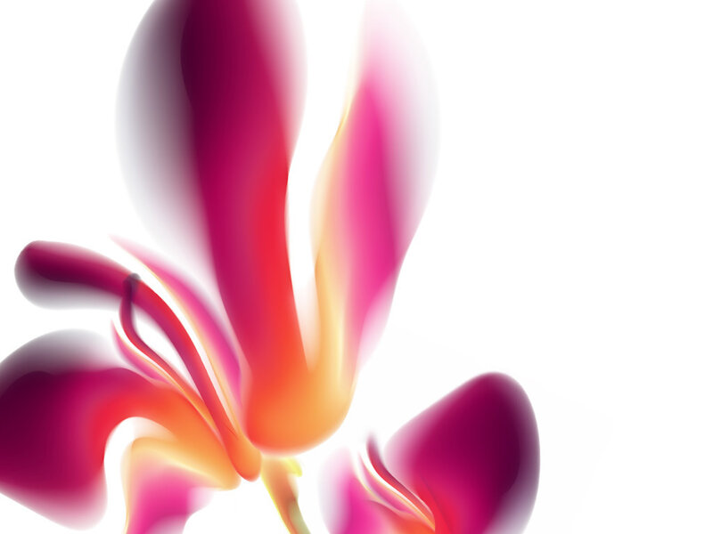 Abstract Flower Design — Pink, Ethereal