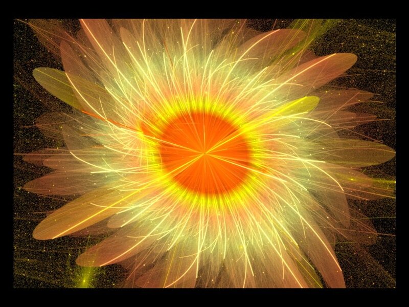 Abstract Flower Explosion