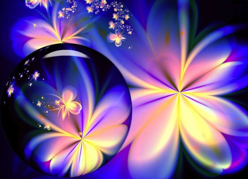 Abstract Flower Fractal