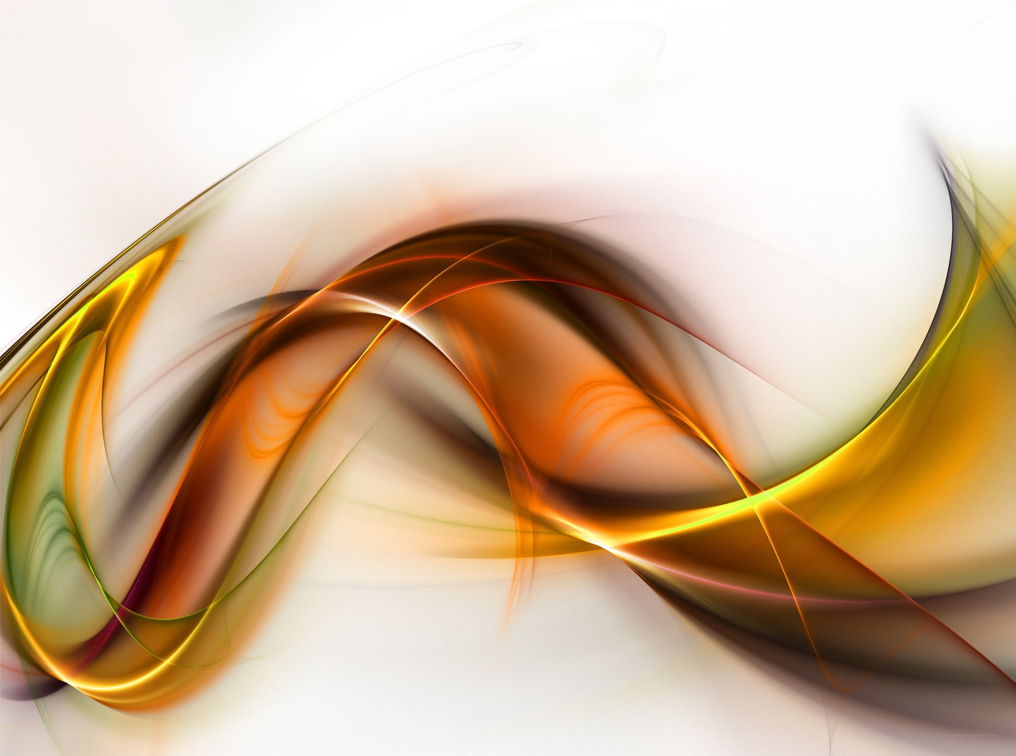 Abstract flowing color waves