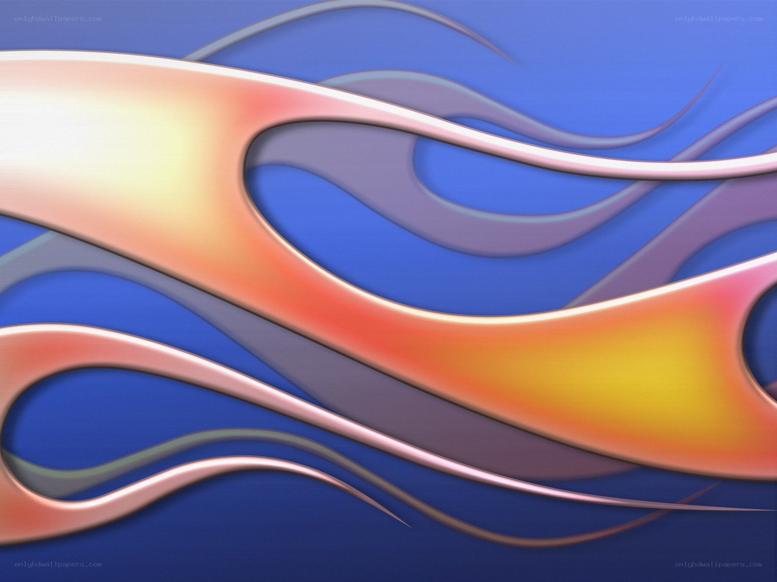 Abstract flowing design