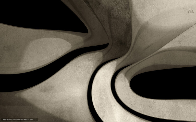 Abstract flowing forms