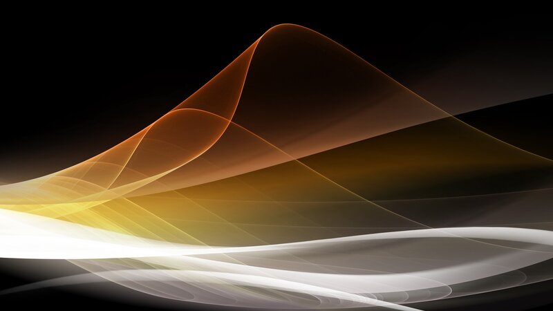 Abstract Flowing Lines — Black, Dynamic