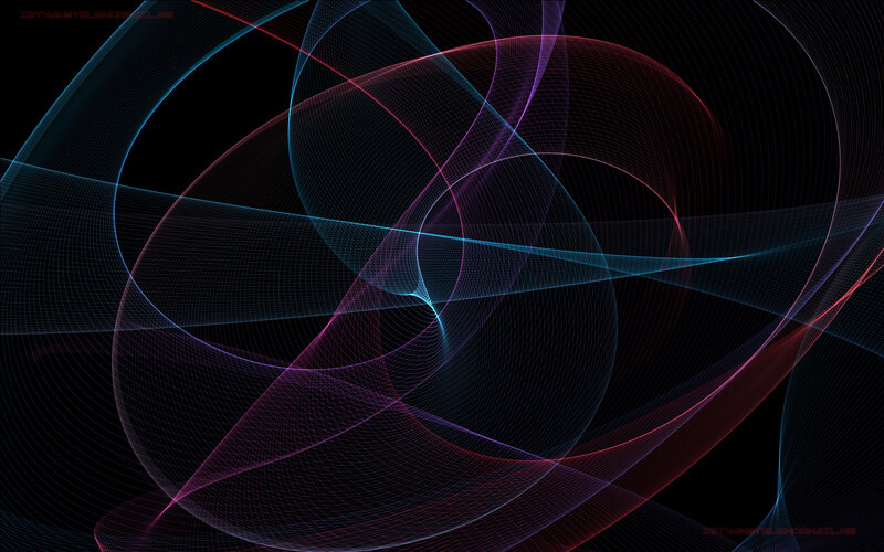 Abstract Flowing Lines — Blue, Dynamic