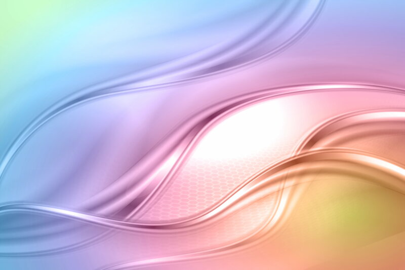 Abstract Flowing Lines — Blue, Serene