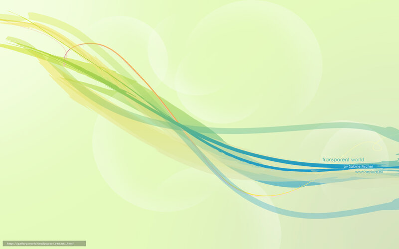 Abstract Flowing Lines — Green