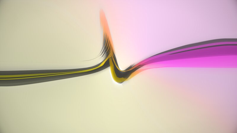 Abstract Flowing Lines — Pink, Calm