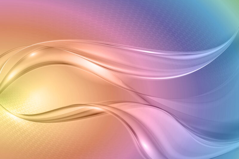 Abstract Flowing Lines — Pink, Serene, Digital Art