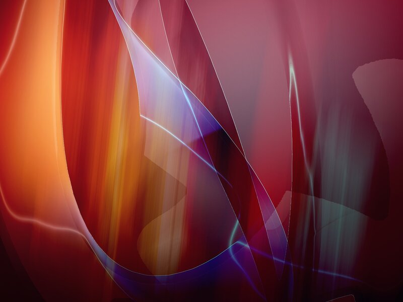 Abstract Flowing Lines — Red, Dynamic, Light
