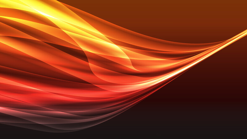Abstract Flowing Lines — Red